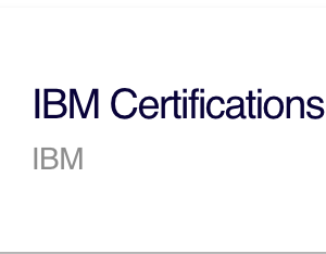 IBM Certification Courses